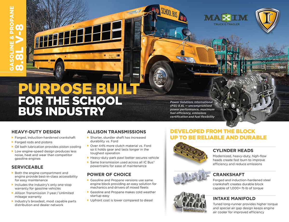 Clickable photo of the first page of a brochure on the PSI 8.8L