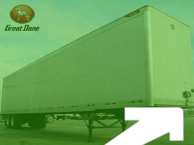 composite plate trailer with great dane logo