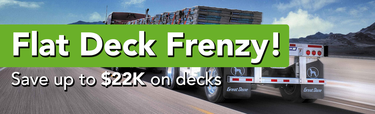 new and used deck trailers for sale in Canada