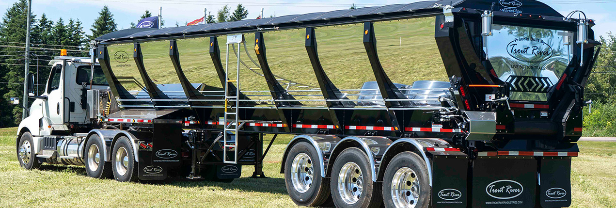 new and used live floor trailers for sale in Canada