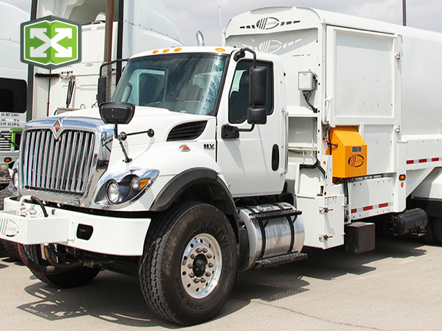 Photo of a garbage truck