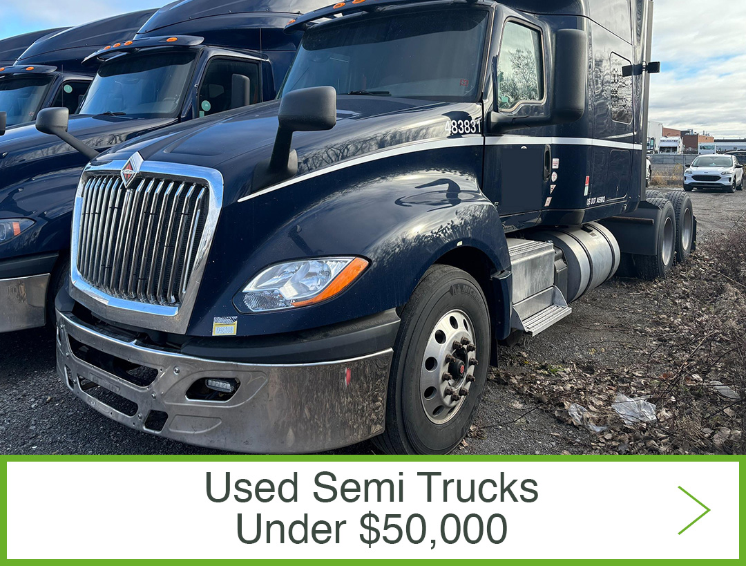 used semi trucks under $50,000